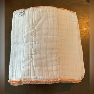 CLOTH-EEZ PREFOLD DIAPERS (14) - ORGANIC NATURAL UNBLEACHED NEWBORN